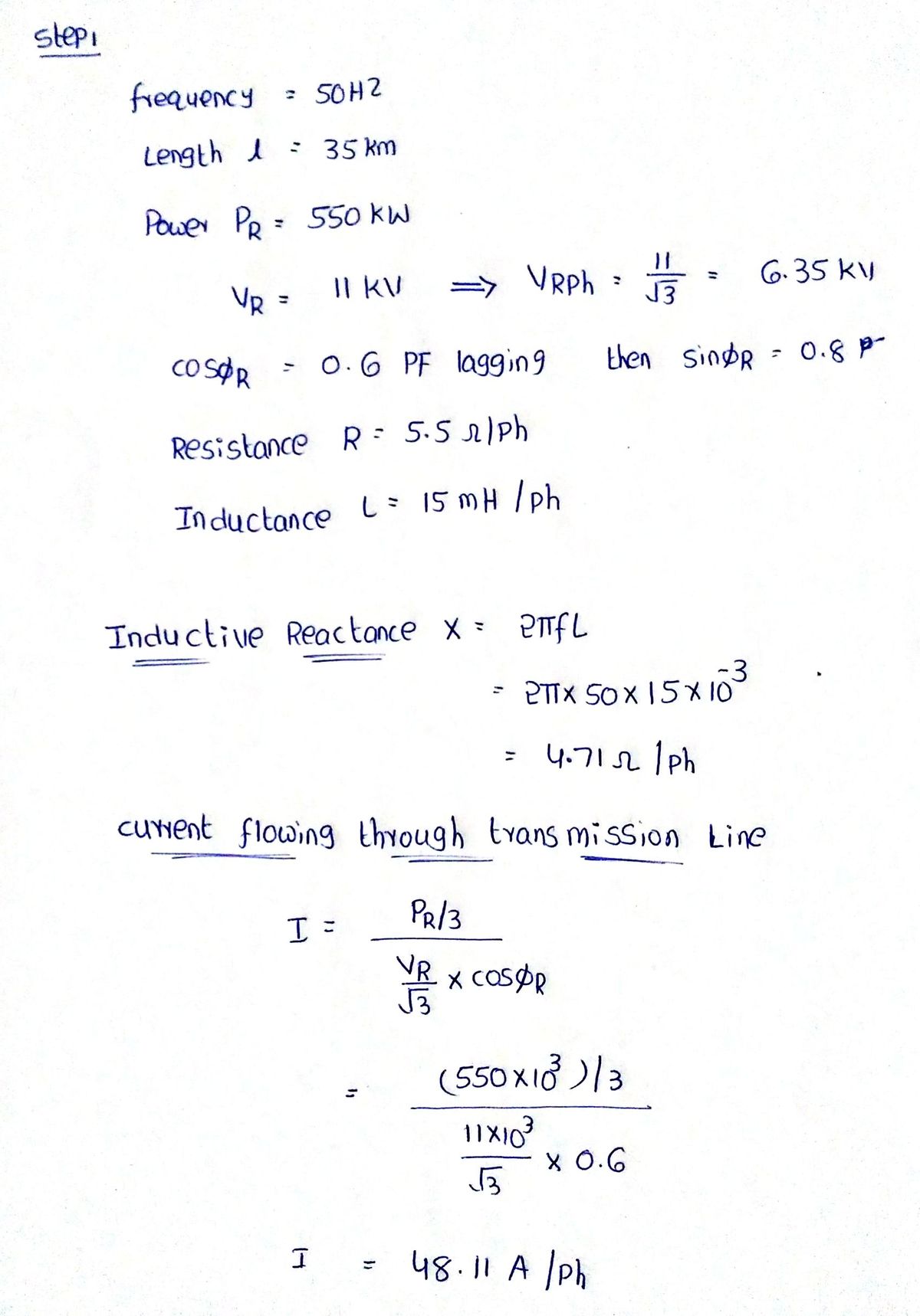 Electrical Engineering homework question answer, step 1, image 1